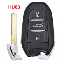 3 buttons Smart Remote Key Shell for Peugeot 208 308 508 3008 5008 with emergency key HU83 / VA2