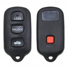 New Replacement Remote Key Fob 3+1 Buttons for Toyota Camry Sienna Solara Corolla FCC ID: GQ43VT14T