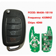 95430-1S110 Original PCB Original 4D60 Chip 433MHz Flip Car Remote Key With HYN14R Blade For Hyundai HB20 2016 2017 2018 2019