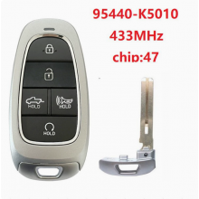 FCCID 95440-K5010 5 Buttons Smart Keyless Remote Key 47 Chip 433MHz For Hyundai Santa Cruz 2022