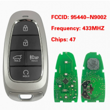 PN:95440-N9002 5 Buttons 433MHz ID47 Chip for Hyundai Tucson 2021 2022 2023 Smart Remote Control Key Fob TQ8-FOB-4F27