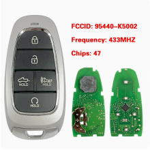 PN: 95440-K5002 5 Buttons Remote Key For Hyundai Santa Cruz 2022-2023 433MHz ID47 Chip FCC ID TQ8-FOB-4F27