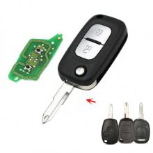 Modified 2B Flip Remote Key 433MHz PCF7946 Chip for Renault VIVARO MOVANO TRAFFIC MASTER KANGOO