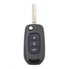 Flip Remote Key Shell Case Fob 3 Button for Renault Koleos Kadjar