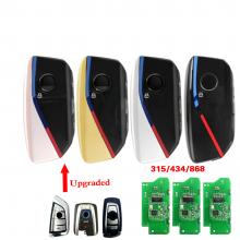 Modified Upgraded For BMW F Chassis 3 5 7 Series CAS4 FEM BDC Smart Remote Key Fob Keyless Go PCF7953 ID49 Chip 433 315 868 Mhz