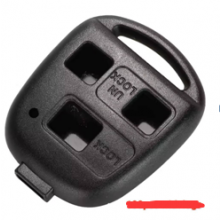 3 Buttons Remote Key Shell half part for Lexus No blade
