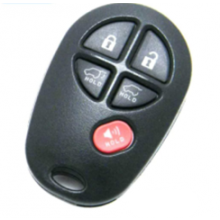 5 Buttons Remote Car Key Fob Remote for Toyota Highlander 2008-2013 315MHz FCC: GQ43VT20T P/N:89742-0W021