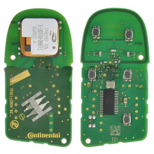 Original 5 Buttons Car Key PCB Board 433MHz For Fiat 500 500L 500X 2016 2017 2018 2019 4A Chip