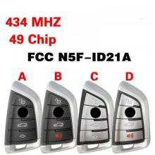 Original FCC N5F-ID21A for BMW G Classis CA Smart Remote Control Key 4/3+1 triple key IC: 3248A-ID21A 434MHZ 49 Chip